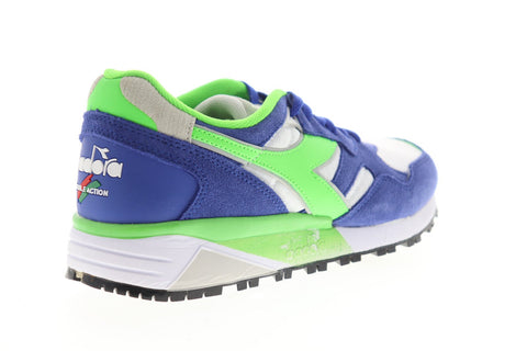 Diadora N9002 173073-C3940 Mens Blue Suede Lace Up Low Top Sneakers Shoes
