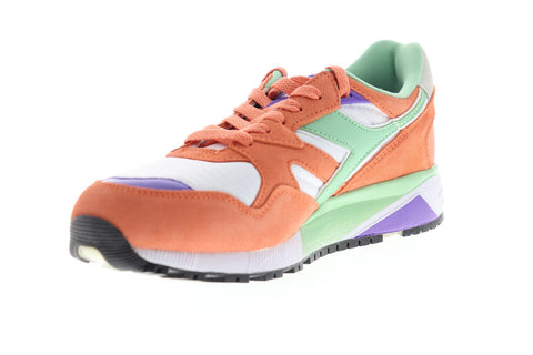 Diadora N9002 173073-C8002 Mens Orange Suede Retro Low Top Sneakers Shoes