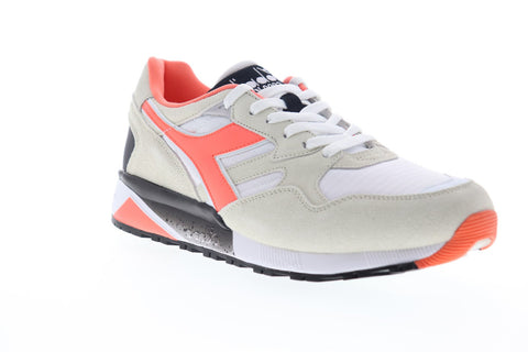 Diadora N9002 173073-C8462 Mens Gray Suede Lace Up Low Top Sneakers Shoes