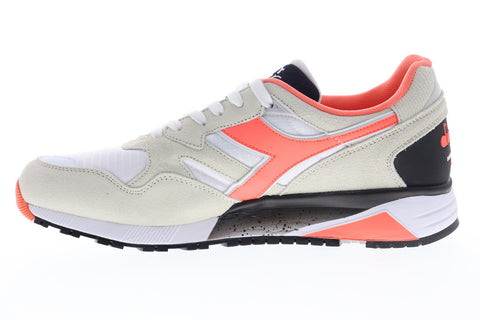 Diadora N9002 173073-C8462 Mens Gray Suede Lace Up Low Top Sneakers Shoes