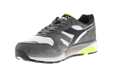 Diadora N9002 173073-C4400 Mens Gray Suede Low Top Lifestyle Sneakers Shoes