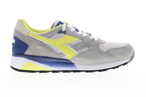 Diadora N9002 173073-C8463 Mens Gray Suede Low Top Lifestyle Sneakers Shoes