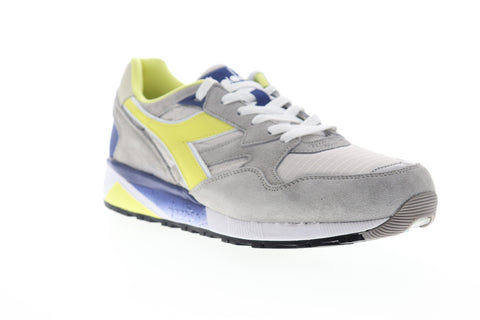 Diadora N9002 173073-C8463 Mens Gray Suede Low Top Lifestyle Sneakers Shoes