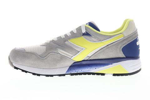 Diadora N9002 173073-C8463 Mens Gray Suede Low Top Lifestyle Sneakers Shoes