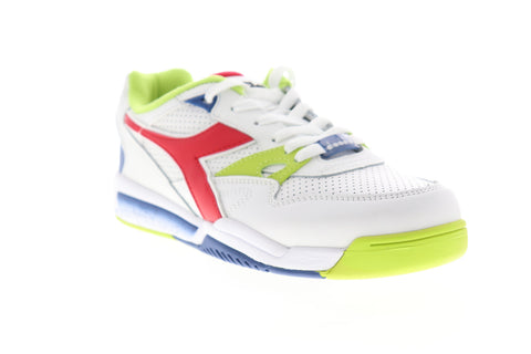 Diadora Rebound Ace 173079-C2379 Mens White Leather Lifestyle Sneakers Shoes
