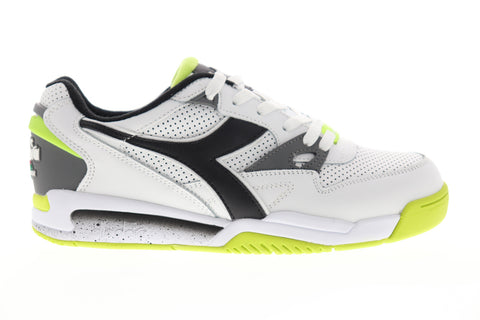 Diadora Rebound Ace 173079-C5176 Mens White Leather Lifestyle Sneakers Shoes