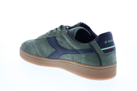 Diadora Kick 173100-70399 Mens Green Suede Lace Up Lifestyle Sneakers Shoes