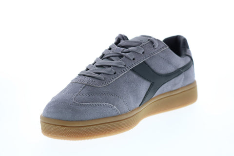 Diadora Kick 173100-75073 Mens Gray Suede Lace Up Lifestyle Sneakers Shoes