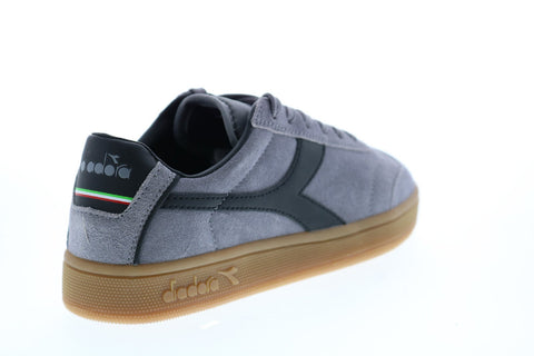 Diadora Kick 173100-75073 Mens Gray Suede Lace Up Lifestyle Sneakers Shoes