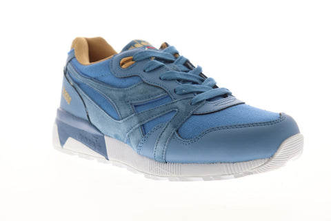 Diadora N9000 CVSD 173128-65070 Mens Blue Canvas Low Top Sneakers Shoes