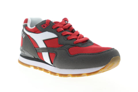 Diadora N.92 173169-45041 Mens Red Suede Mesh Lace Up Low Top Sneakers Shoes