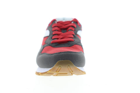 Diadora N.92 173169-45041 Mens Red Suede Mesh Lace Up Low Top Sneakers Shoes