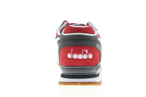Diadora N.92 173169-45041 Mens Red Suede Mesh Lace Up Low Top Sneakers Shoes