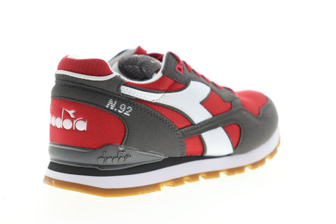 Diadora N.92 173169-45041 Mens Red Suede Mesh Lace Up Low Top Sneakers Shoes