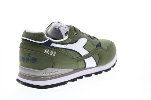 Diadora N.92 173169-70225 Mens Green Synthetic Lace Up Lifestyle Sneakers Shoes