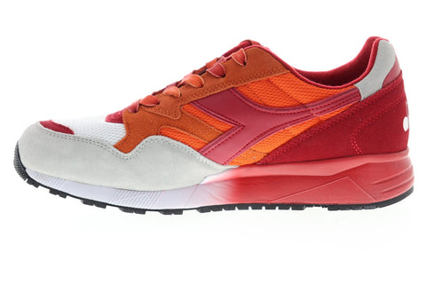 Diadora N902 Speckled 173286-C7958 Mens Orange Suede Mesh Low Top Sneakers Shoes