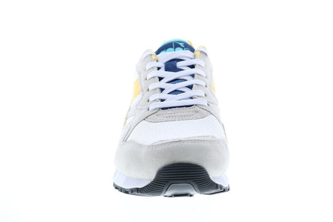 Diadora N902 S 173290-C8466 Mens White Suede Lace Up Lifestyle Sneakers Shoes