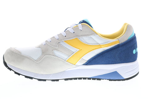 Diadora N902 S 173290-C8466 Mens White Suede Lace Up Lifestyle Sneakers Shoes