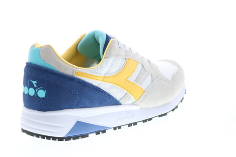 Diadora N902 S 173290-C8466 Mens White Suede Lace Up Lifestyle Sneakers Shoes