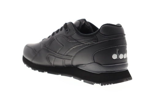 Diadora N.92 L Mens Black Synthetic Low Top Lace Up Sneakers Shoes