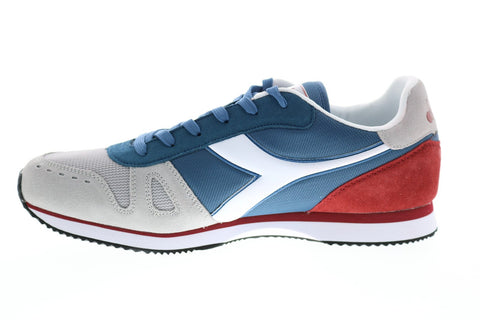 Diadora Simple Run 173745-60075 Mens Gray Suede Lifestyle Sneakers Shoes