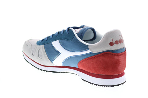 Diadora Simple Run 173745-60075 Mens Gray Suede Lifestyle Sneakers Shoes