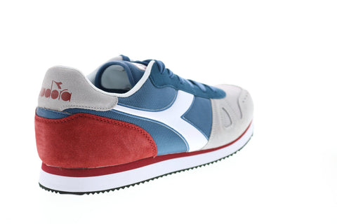 Diadora Simple Run 173745-60075 Mens Gray Suede Lifestyle Sneakers Shoes