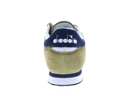 Diadora Simple Run 173745-70415 Mens Green Suede Lifestyle Sneakers Shoes