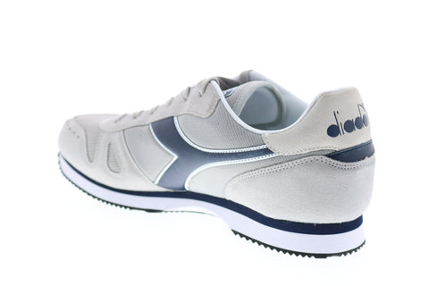 Diadora Simple Run 173745-75038 Mens Gray Suede Lifestyle Sneakers Shoes