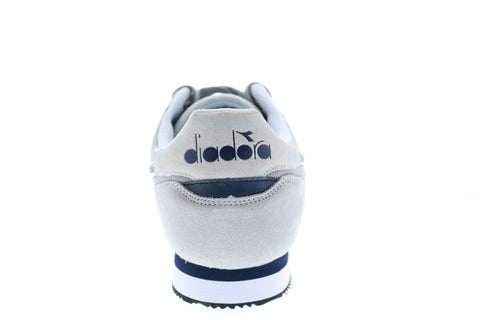 Diadora Simple Run 173745-75038 Mens Gray Suede Lifestyle Sneakers Shoes