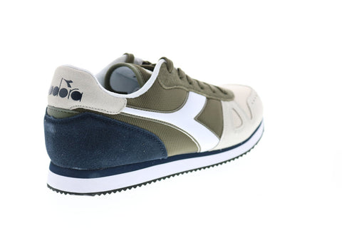 Diadora Simple Run 173745-C7668 Mens Beige Suede Lifestyle Sneakers Shoes