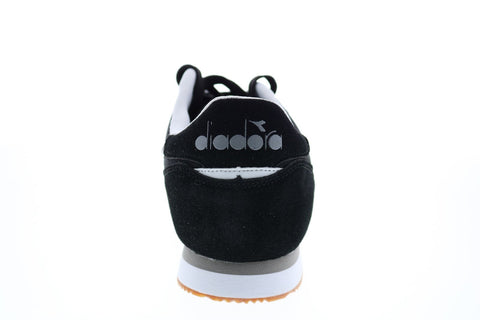 Diadora Simple Run 173745-80013 Mens Black Suede Lifestyle Sneakers Shoes