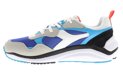 Diadora Whizz Run 174340-C8017 Mens Blue Chunky Low Top Lifestyle Sneakers Shoes