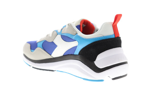 Diadora Whizz Run 174340-C8017 Mens Blue Chunky Low Top Lifestyle Sneakers Shoes