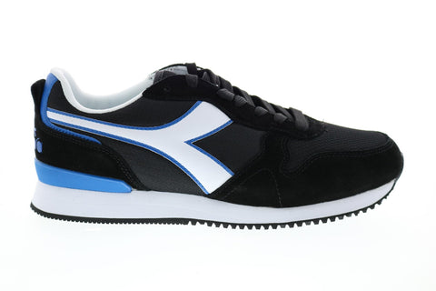 Diadora Olympia 174376-80013 Mens Black Canvas Lifestyle Sneakers Shoes