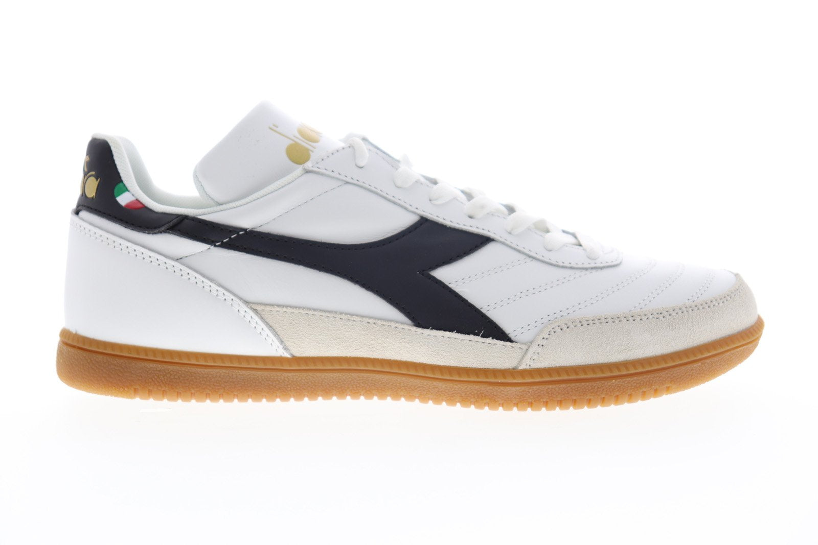Diadora Gold Indoor 174822-C0013 Mens White Leather Lifestyle