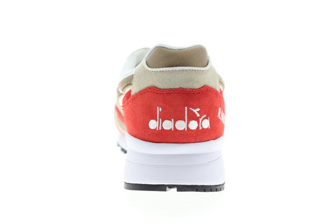 Diadora N9000 Spark 174829-C7943 Mens White Suede Mesh Low Top Sneakers Shoes