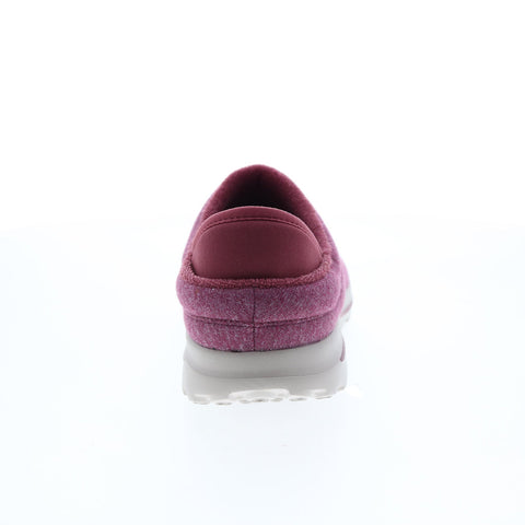 Skechers GOwalk Lounge At Ease 175031 Womens Red Canvas Athletic Walking Shoes