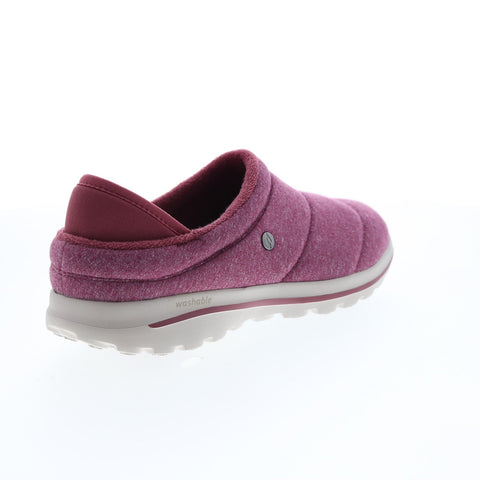 Skechers GOwalk Lounge At Ease 175031 Womens Red Canvas Athletic Walking Shoes