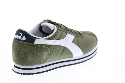 Diadora Vega 175065-70225 Mens Green Canvas Lace Up Lifestyle Sneakers Shoes