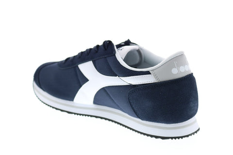 Diadora Vega 175065-C1512 Mens Blue Canvas Lace Up Lifestyle Sneakers Shoes