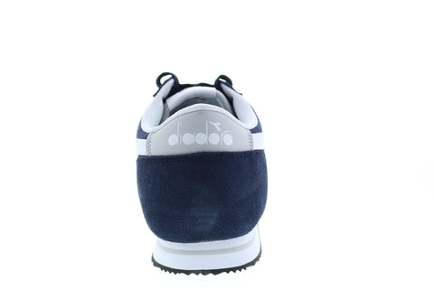 Diadora Vega 175065-C1512 Mens Blue Canvas Lace Up Lifestyle Sneakers Shoes