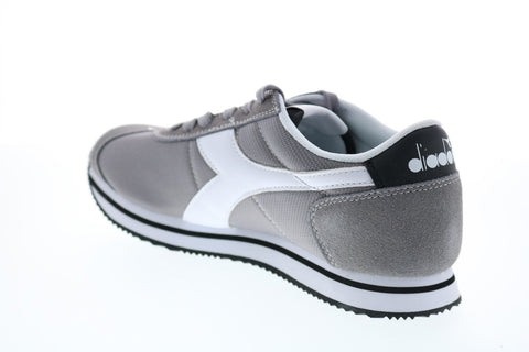 Diadora Vega 175065-C5888 Mens Gray Canvas Lace Up Lifestyle Sneakers Shoes