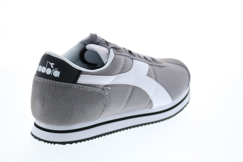 Diadora Vega 175065-C5888 Mens Gray Canvas Lace Up Lifestyle Sneakers Shoes