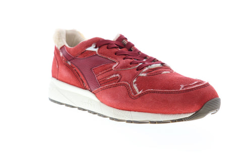 Diadora N9002 Aviator Italy Made In Italy Mens Red Low Top Sneakers Shoes