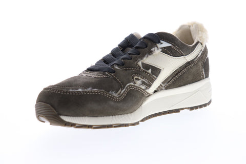 Diadora N9002 Aviator Italy Made In Italy Mens Black Low Top Sneakers Shoes