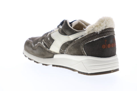 Diadora N9002 Aviator Italy Made In Italy Mens Black Low Top Sneakers Shoes