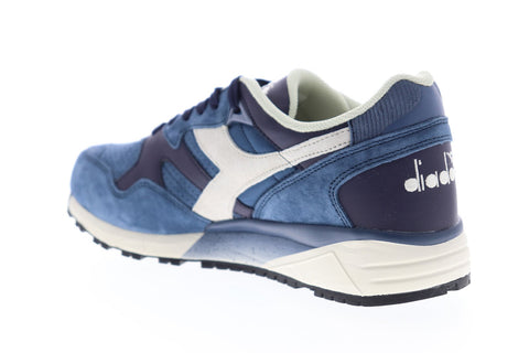 Diadora N9002 Premium 175090-60033 Mens Blue Suede Low Top Sneakers Shoes