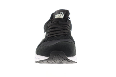 Diadora Titan Reborn Chromia Mens Black Suede Sneakers Low Top Shoes