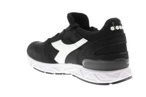 Diadora Titan Reborn Chromia Mens Black Suede Sneakers Low Top Shoes